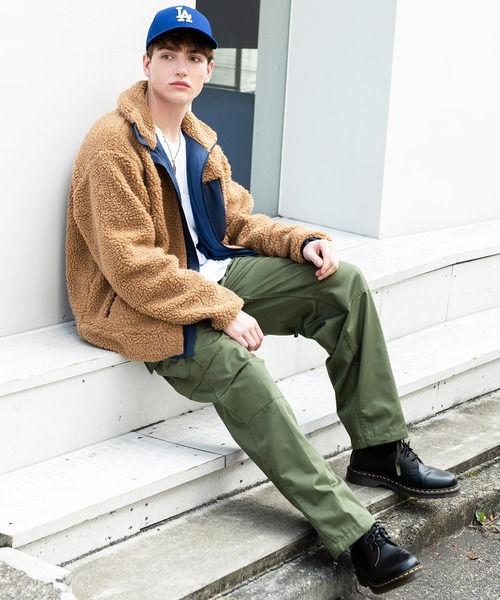 8(eight)(エイト)の「ボアブルゾン(ブルゾン・メンズ・ブラック/ベージュ/オフホワイト/キャメル・MEDIUM/X-LARGE/LARGE)」の11枚目の写真