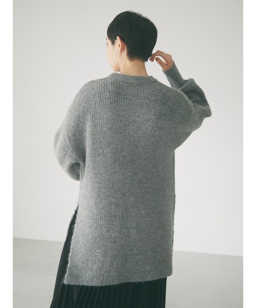 armonia（アルモニーア）の「armonia・ニットチュニックプリーツワンピースセット＊（ワンピース・レディース・ブラウン/グレー/ブルー・FREE）」の10枚目の写真