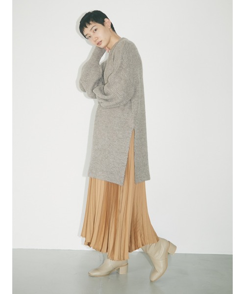 armonia（アルモニーア）の「armonia・ニットチュニックプリーツワンピースセット＊（ワンピース・レディース・ブラウン/グレー/ブルー・FREE）」の16枚目の写真