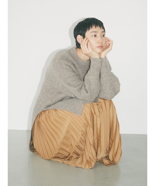 armonia（アルモニーア）の「armonia・ニットチュニックプリーツワンピースセット＊（ワンピース・レディース・ブラウン/グレー/ブルー・FREE）」の17枚目の写真