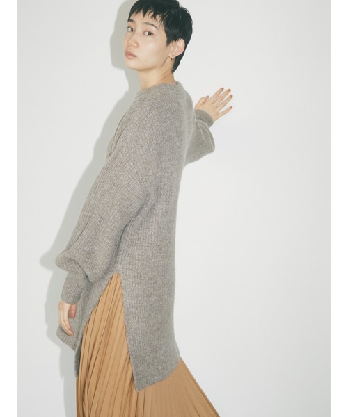 armonia（アルモニーア）の「armonia・ニットチュニックプリーツワンピースセット＊（ワンピース・レディース・ブラウン/グレー/ブルー・FREE）」の19枚目の写真