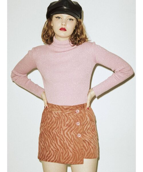 jouetie（ジュエティ）の「BIGボタンスカパン（スカート・レディース・ブラック/ブラウン/ブルー/その他1・MEDIUM）」の15枚目の写真