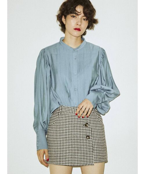 jouetie（ジュエティ）の「BIGボタンスカパン（スカート・レディース・ブラック/ブラウン/ブルー/その他1・MEDIUM）」の21枚目の写真