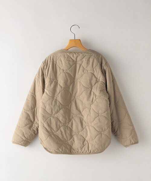 SHIPS（シップス）の「SHIPS KIDS:〈洗濯機可能〉ボア×キルト リバーシブル ジャケット(145～160cm)（その他アウター・キッズ・ベージュ/オリーブ・S/145/M/160）」の5枚目の写真