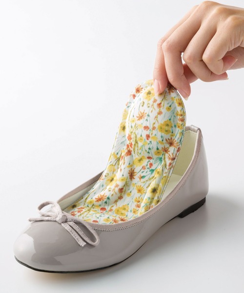 セール】足裏ふわふわインソール 花柄3色組（インソール/シューズ