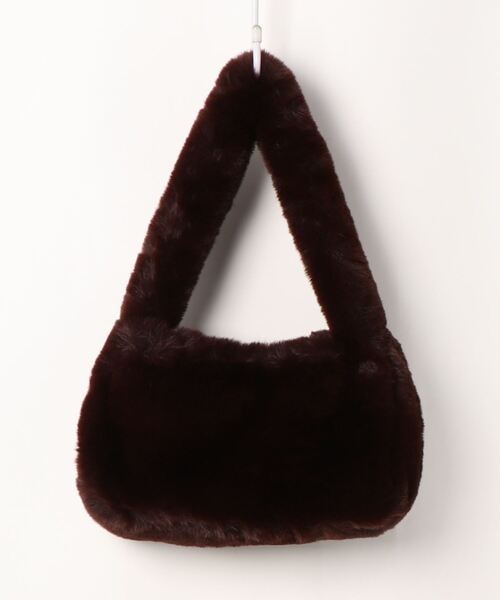 Lui's（ルイス）の「フェイクレッキスファーハンドバッグ（ハンドバッグ・レディース・ブラウン/グレー/グリーン・FREE）」の5枚目の写真