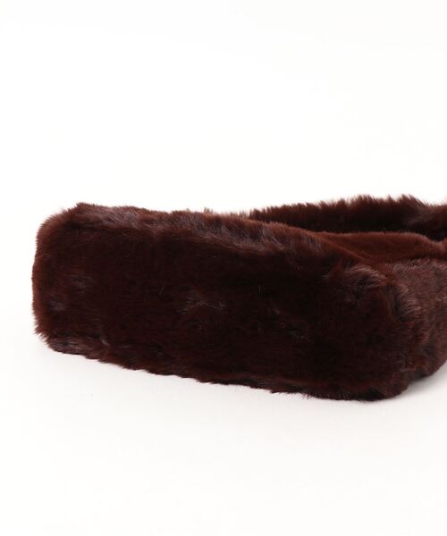 Lui's（ルイス）の「フェイクレッキスファーハンドバッグ（ハンドバッグ・レディース・ブラウン/グレー/グリーン・FREE）」の4枚目の写真