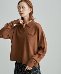 ROPE' PICNIC | 【WEB限定】ポロニットプルオーバー(ニット/セーター)