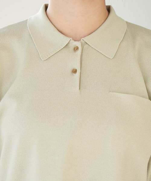 ROPE' PICNIC（ロペピクニック）の「【WEB限定】ポロニットプルオーバー（ニット/セーター・レディース・ブラウン/ブラック/ベージュ系その他・38）」の14枚目の写真