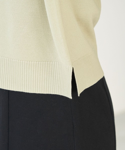 ROPE' PICNIC（ロペピクニック）の「【WEB限定】ポロニットプルオーバー（ニット/セーター・レディース・ブラウン/ブラック/ベージュ系その他・38）」の5枚目の写真