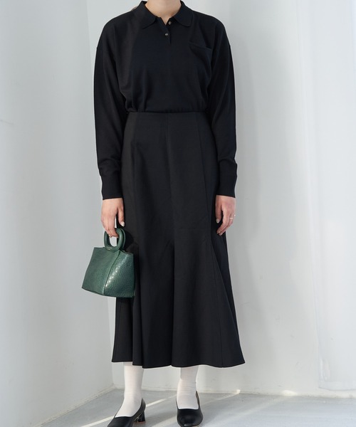 ROPE' PICNIC（ロペピクニック）の「【WEB限定】ポロニットプルオーバー（ニット/セーター・レディース・ブラウン/ブラック/ベージュ系その他・38）」の13枚目の写真