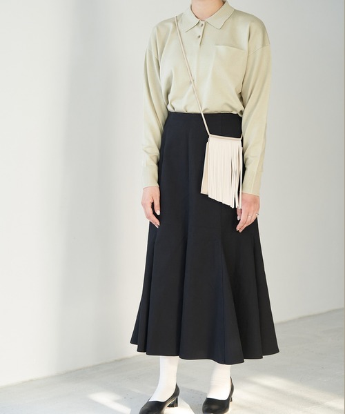 ROPE' PICNIC（ロペピクニック）の「【WEB限定】ポロニットプルオーバー（ニット/セーター・レディース・ブラウン/ブラック/ベージュ系その他・38）」の9枚目の写真