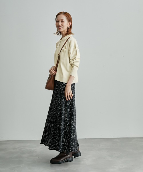 ROPE' PICNIC（ロペピクニック）の「【WEB限定】ポロニットプルオーバー（ニット/セーター・レディース・ブラウン/ブラック/ベージュ系その他・38）」の18枚目の写真