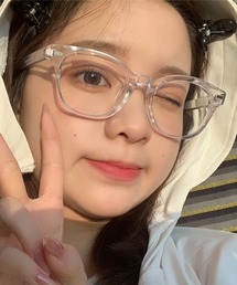 HALEY PESCA | HALEY PESCA/スクエアフレーム クリアメガネ(メガネ)