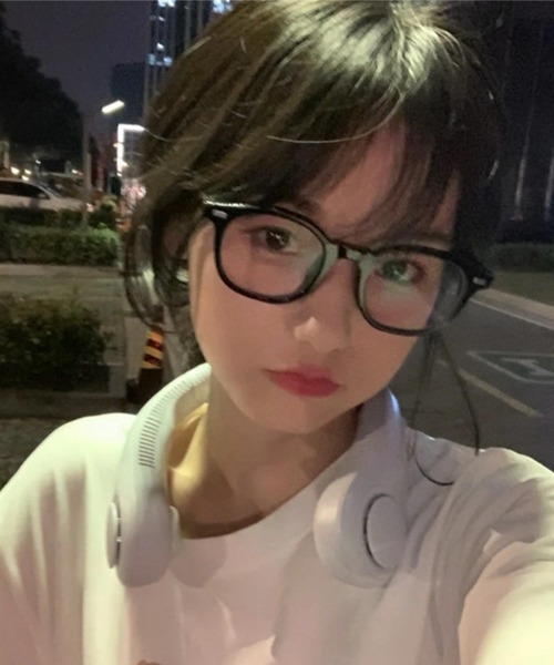 HALEY PESCA(ヘーリーペスカ)の「HALEY PESCA/スクエアフレーム クリアメガネ(メガネ・レディース・ブラック/レオパード/クリア・FREE)」の13枚目の写真