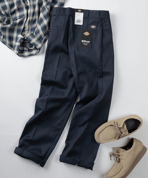 Dickies（ディッキーズ）の「【71】【DICKIES/ディッキーズ】TCツイル 874 ワイド チノパンツ/ワークパンツ/スケーターパンツ（チノパンツ・メンズ・チャコールグレー/スカイブルー/ブラック/ダークブラウン/ベージュ/ネイビー/オリーブ/カーキ/グリーン/ライトブラウン/シルバーグレー/ダークブルー/ターコイズブルー/パープル/グリーン系/ネイビー系/ブラック系・32inch/30inch/28inch/34inch/36inch/38inch）」の16枚目の写真