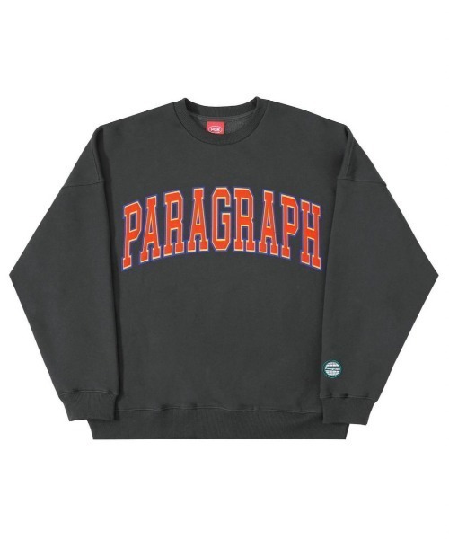 Paragraph（パラグラフ）の「【PARAGRAPH】ARCH LOGO SWEAT SHIRT（スウェット・メンズ・ライトイエロー/チャコール/グリーン/杢グレー/ネイビー・ONE SIZE）」の3枚目の写真