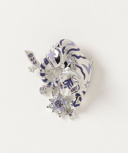 虎+流星モチーフブローチ(ブローチ/コサージュ)|ANNA SUI(アナスイ 虎+流星モチーフブローチ(ブローチ/コサージュ)|ANNA SUI(アナスイ