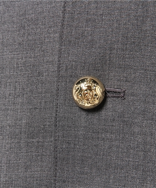 BEAMS BOY（ビームスボーイ）の「BEAMS BOY / ウール トロ 3ボタン ブレザー 15SS（テーラードジャケット・レディース・グレー/ネイビー・1/0）」の13枚目の写真