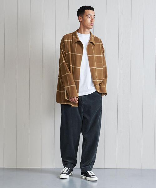 H BEAUTY&YOUTH UNITED ARROWS(エイチビューティーアンドユースユナイテッドアローズ)の「<H>STOLE CHECK SHIRT/シャツ(シャツ/ブラウス・メンズ・クリーム/ケリー/ブラウン・S/M/XS/L)」の10枚目の写真