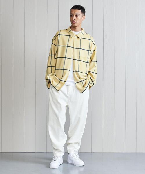 H BEAUTY&YOUTH UNITED ARROWS(エイチビューティーアンドユースユナイテッドアローズ)の「<H>STOLE CHECK SHIRT/シャツ(シャツ/ブラウス・メンズ・クリーム/ケリー/ブラウン・S/M/XS/L)」の21枚目の写真