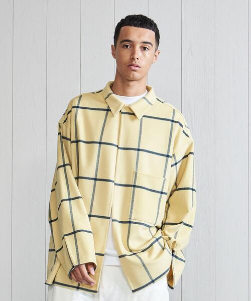 H BEAUTY&YOUTH UNITED ARROWS(エイチビューティーアンドユースユナイテッドアローズ)の「<H>STOLE CHECK SHIRT/シャツ(シャツ/ブラウス・メンズ・クリーム/ケリー/ブラウン・S/M/XS/L)」の7枚目の写真