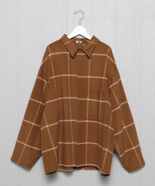 H BEAUTY&YOUTH UNITED ARROWS(エイチビューティーアンドユースユナイテッドアローズ)の「<H>STOLE CHECK SHIRT/シャツ(シャツ/ブラウス・メンズ・クリーム/ケリー/ブラウン・S/M/XS/L)」の11枚目の写真