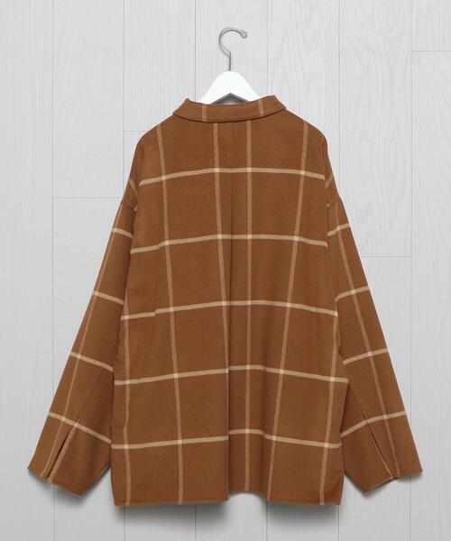 H BEAUTY&YOUTH UNITED ARROWS(エイチビューティーアンドユースユナイテッドアローズ)の「<H>STOLE CHECK SHIRT/シャツ(シャツ/ブラウス・メンズ・クリーム/ケリー/ブラウン・S/M/XS/L)」の22枚目の写真