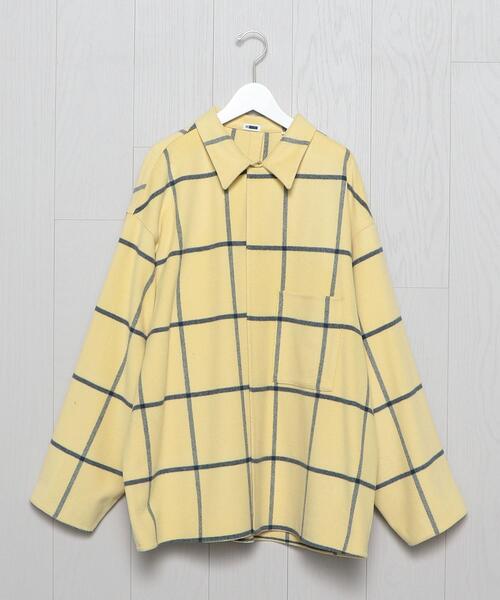 H BEAUTY&YOUTH UNITED ARROWS(エイチビューティーアンドユースユナイテッドアローズ)の「<H>STOLE CHECK SHIRT/シャツ(シャツ/ブラウス・メンズ・クリーム/ケリー/ブラウン・S/M/XS/L)」の12枚目の写真