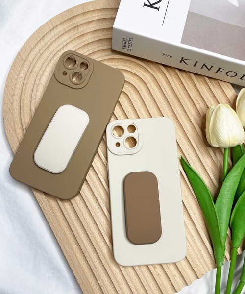 shopnikoniko（ショップニコニコ）の「iPhoneケース スマホケース iPhone16ケース ラテカラー スタンド 韓国 グリップ iPhone 13 14 15（スマホケース/カバー・レディース・ブラウン/ホワイト・iPhone 11/iPhone 11 Pro/iPhone 12/iPhone 12 Pro/iPhone 13/iPhone 13 Pro/iPhone 13 Pro Max/H/I/J/iPhone 14 Plus/iPhone 14/iPhone 14 Pro/iPhone 14 Pro Max/iPhone 15/iPhone 15 Pro/iPhone 15 Pro Max/iPhone 16 Pro/iPhone 16 Pro Max/iPhone 16）」の14枚目の写真