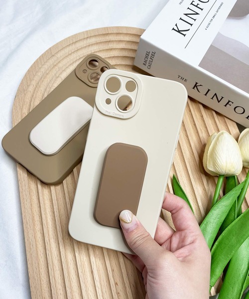 shopnikoniko（ショップニコニコ）の「iPhoneケース スマホケース iPhone16ケース ラテカラー スタンド 韓国 グリップ iPhone 13 14 15（スマホケース/カバー・レディース・ブラウン/ホワイト・iPhone 11/iPhone 11 Pro/iPhone 12/iPhone 12 Pro/iPhone 13/iPhone 13 Pro/iPhone 13 Pro Max/H/I/J/iPhone 14 Plus/iPhone 14/iPhone 14 Pro/iPhone 14 Pro Max/iPhone 15/iPhone 15 Pro/iPhone 15 Pro Max/iPhone 16 Pro/iPhone 16 Pro Max/iPhone 16）」の10枚目の写真
