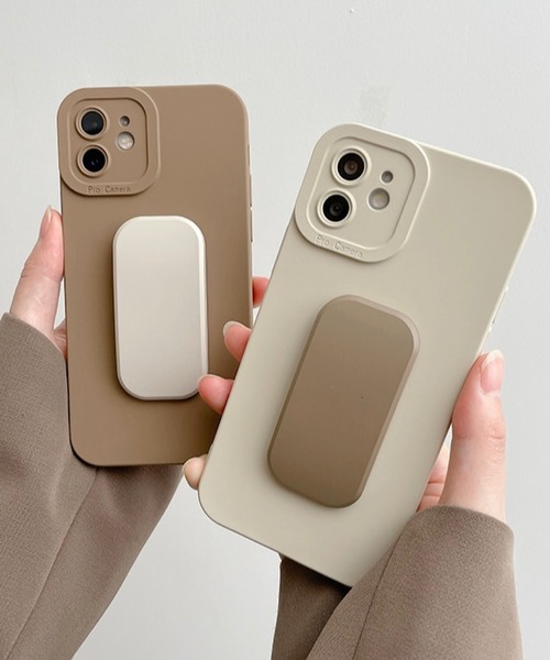 iPhoneケース スマホケース iPhone16ケース ラテカラー スタンド 韓国