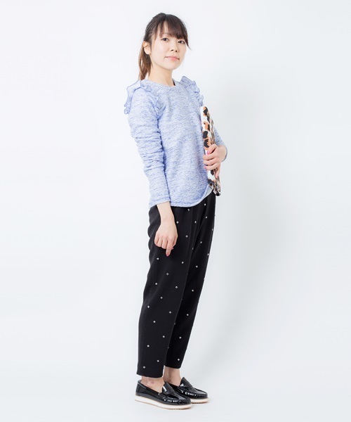 Khaju（カージュ）の「★★Khaju:ビジューパンツ（その他パンツ・レディース・チャコールグレー/ブラック・26/27）」の15枚目の写真