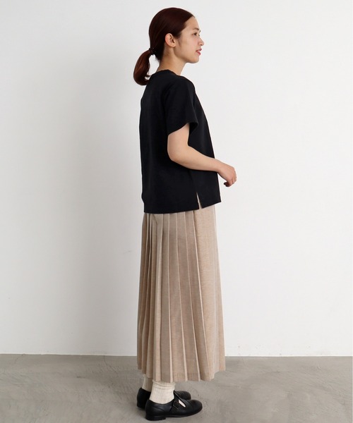 chambre de charme（シャンブルドゥシャーム）の「cdc USAコットン　刺繍とレースTee（Tシャツ/カットソー・レディース・ブラック/アイボリー・FREE）」の16枚目の写真