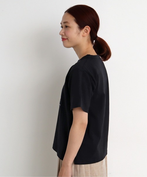 chambre de charme（シャンブルドゥシャーム）の「cdc USAコットン　刺繍とレースTee（Tシャツ/カットソー・レディース・ブラック/アイボリー・FREE）」の14枚目の写真