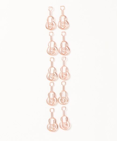 yururira（ユルリラ）の「モチーフメッキクリップ 10個入り（ステーショナリー・レディース・A/B/C/D/E/F/G/H/I/J/K/L/M/N/O/P/Q/R/S/T・FREE）」の7枚目の写真