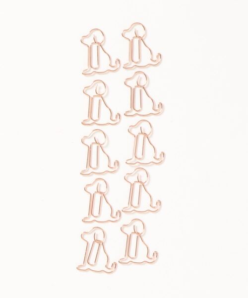 yururira（ユルリラ）の「モチーフメッキクリップ 10個入り（ステーショナリー・レディース・A/B/C/D/E/F/G/H/I/J/K/L/M/N/O/P/Q/R/S/T・FREE）」の9枚目の写真