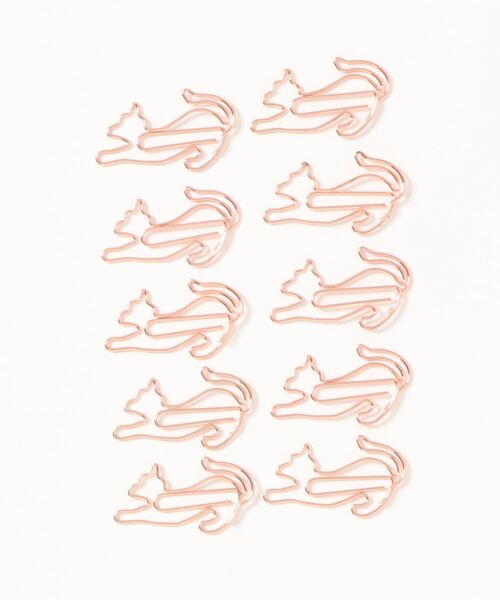 yururira（ユルリラ）の「モチーフメッキクリップ 10個入り（ステーショナリー・レディース・A/B/C/D/E/F/G/H/I/J/K/L/M/N/O/P/Q/R/S/T・FREE）」の10枚目の写真