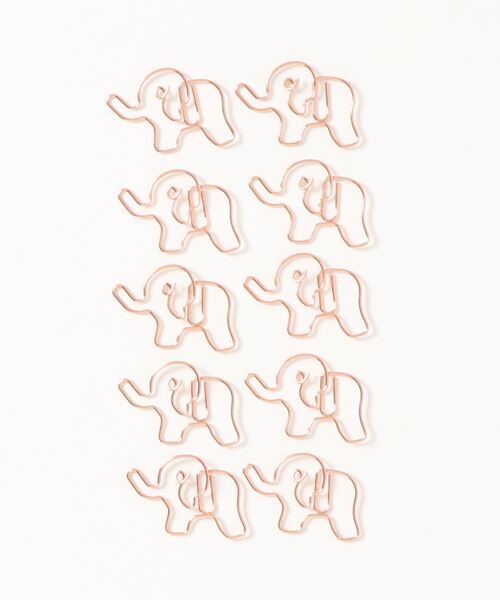 yururira（ユルリラ）の「モチーフメッキクリップ 10個入り（ステーショナリー・レディース・A/B/C/D/E/F/G/H/I/J/K/L/M/N/O/P/Q/R/S/T・FREE）」の11枚目の写真