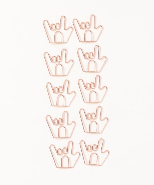 yururira（ユルリラ）の「モチーフメッキクリップ 10個入り（ステーショナリー・レディース・A/B/C/D/E/F/G/H/I/J/K/L/M/N/O/P/Q/R/S/T・FREE）」の15枚目の写真