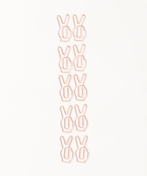 yururira（ユルリラ）の「モチーフメッキクリップ 10個入り（ステーショナリー・レディース・A/B/C/D/E/F/G/H/I/J/K/L/M/N/O/P/Q/R/S/T・FREE）」の17枚目の写真