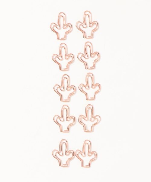 yururira（ユルリラ）の「モチーフメッキクリップ 10個入り（ステーショナリー・レディース・A/B/C/D/E/F/G/H/I/J/K/L/M/N/O/P/Q/R/S/T・FREE）」の19枚目の写真