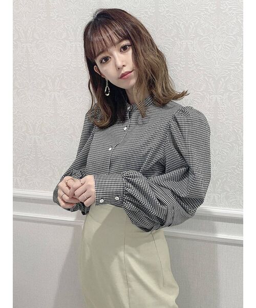 dazzlin（ダズリン）の「ラッフルカラーブラウス（シャツ/ブラウス