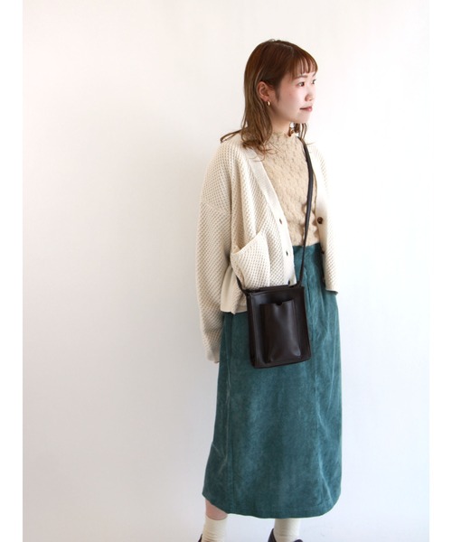 ehka sopo(エヘカソポ)の「総レースハイネック長袖カットソー(Tシャツ/カットソー・レディース・ベージュ/キナリ/オフホワイト/ブラック・フリ-)」の17枚目の写真