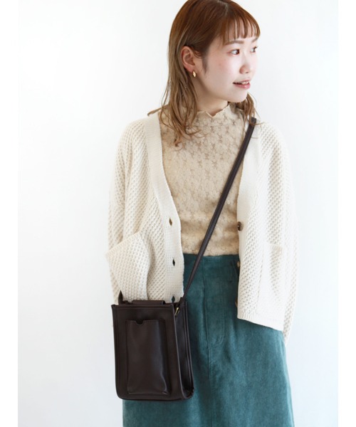 ehka sopo(エヘカソポ)の「総レースハイネック長袖カットソー(Tシャツ/カットソー・レディース・ベージュ/キナリ/オフホワイト/ブラック・フリ-)」の18枚目の写真