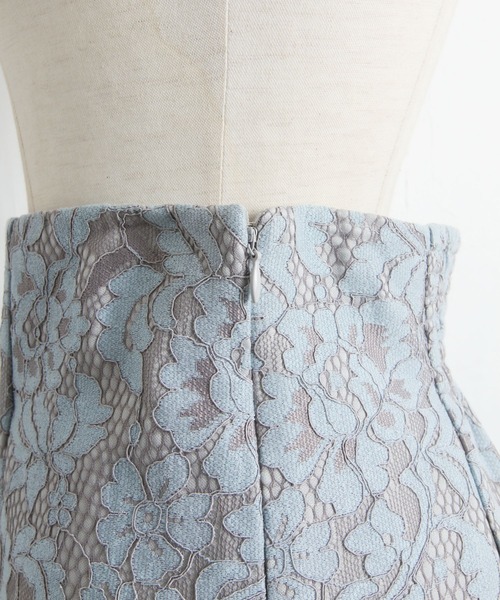 tocco closet(トッコ クローゼット)の「フラワーレースマーメイドスカート(スカート・レディース・ブルー/ブラック・M)」の20枚目の写真