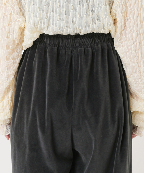 CITYSHOP(シティーショップ)の「COTTON VELOUR パンツ(その他パンツ・レディース・ベージュ/グレー・38/36)」の8枚目の写真