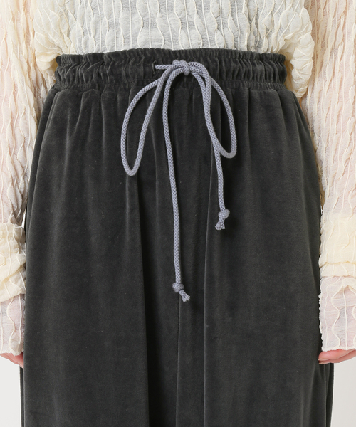 CITYSHOP(シティーショップ)の「COTTON VELOUR パンツ(その他パンツ・レディース・ベージュ/グレー・38/36)」の9枚目の写真
