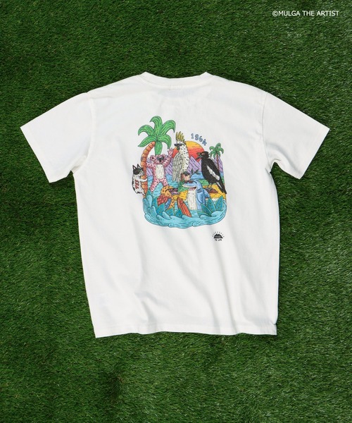 MULGA ライオンデザイン Tシャツ ホワイト L 値下げ MULGA ライオンデザイン Tシャツ ホワイト L - メルカリ