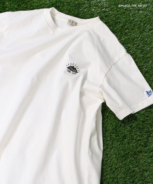 The Endless Summer（エンドレスサマー）の「TES×MULGA THE LIFE T-001 / Tシャツ（Tシャツ/カットソー・メンズ・ホワイト/ベージュ・LARGE/X-LARGE/SMALL/MEDIUM）」の9枚目の写真